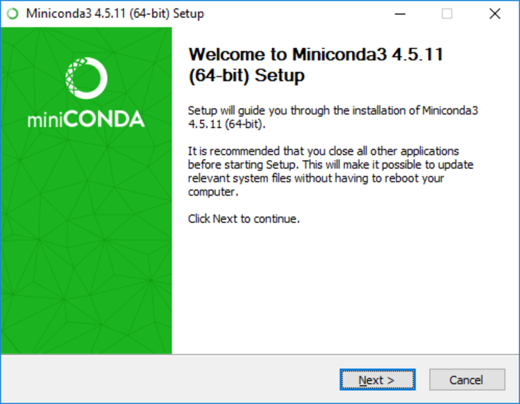 Miniconda Installer 1